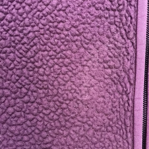 AMERICAN Eagle purple sherpa cropped zip up sweater hoodie size Small - Picture 4 of 10